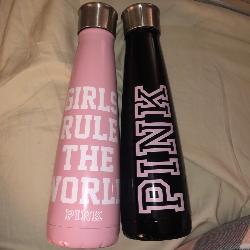 PINK water bottles